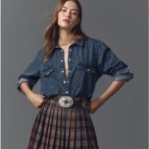 The Dannie Classic Denim Shirt by Pilcro